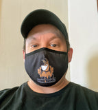 Thumbs Up Dane Face Mask — Black