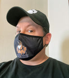 Thumbs Up Dane Face Mask — Black